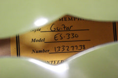 2018 Gibson Memphis Limited Edition ES-330 VOS Electric Guitar Olive Drab Green