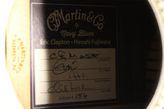 2014 Martin Eric Clapton OM-ECHF Navy Blues Acoustic Guitar #156 of 181