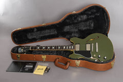 2018 Left Handed Gibson Memphis Limited Edition ES-339 VOS Olive Drab Green
