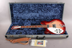 1999 Rickenbacker 360/12 Left Handed 12 String Semi Hollowbody Fireglo Lefty ~Rare~