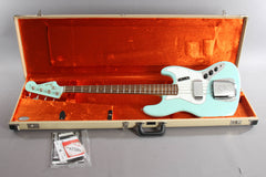 2014 Fender American Vintage '64 Reissue Jazz Bass Daphne Blue ~Matching Headstock~