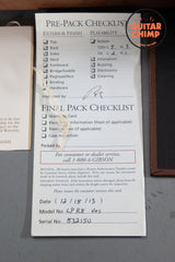 2013 Gibson Custom Shop ‘58 Les Paul Standard VOS Hand Selected Sweet Cherry