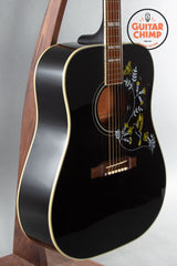 2009 Gibson Hummingbird Acoustic Guitar Ebony Black