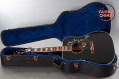 2009 Gibson Hummingbird Acoustic Guitar Ebony Black