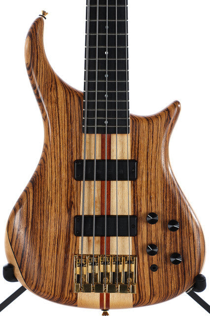 1999 Pedulla Thunder Bass ET5 Zebrawood