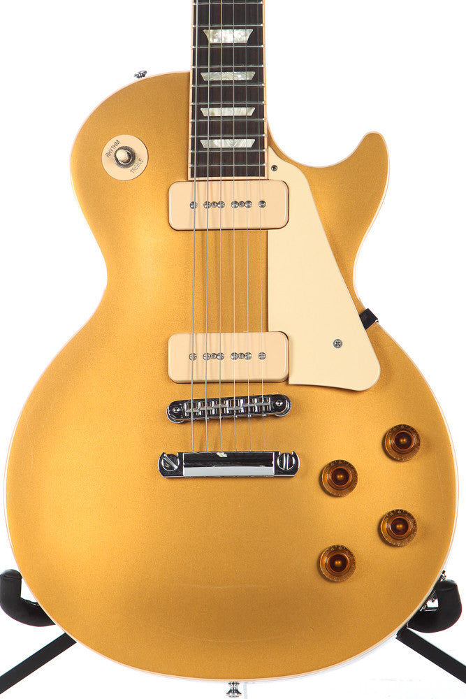 2011 Gibson Les Paul Traditional Pro Gold Top Split Coil P-90s