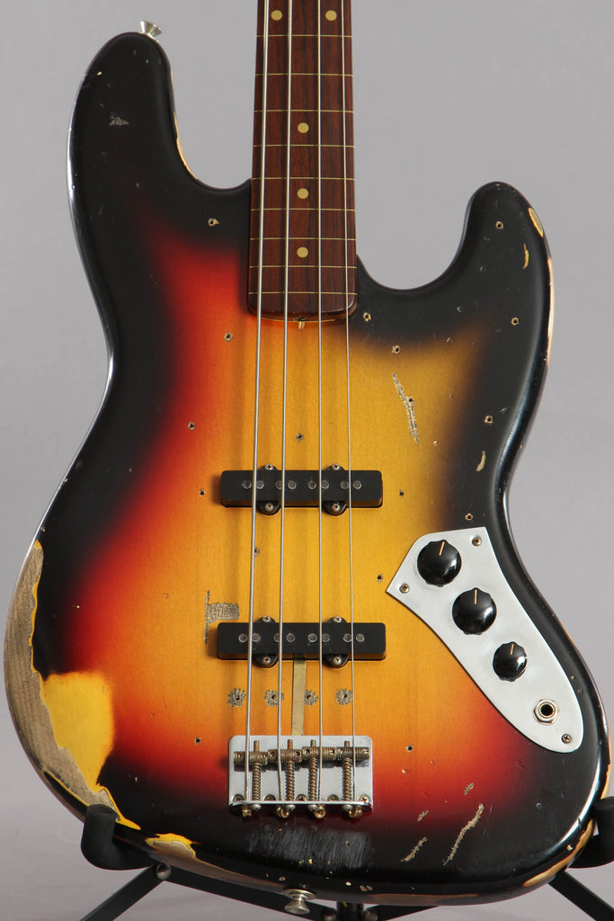 2001 Fender Custom Shop Jaco Pastorius Relic Fretless Jazz Bass ~Video Of Guitar~