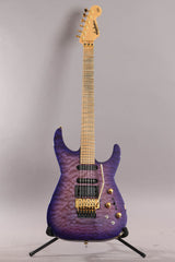 Jackson USA PC1 Phil Collen Artist Signature Purple Daze Quilt Top