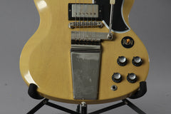2010 Gibson Custom Shop Sg Historic '61 Reissue Maestro Tv Yellow