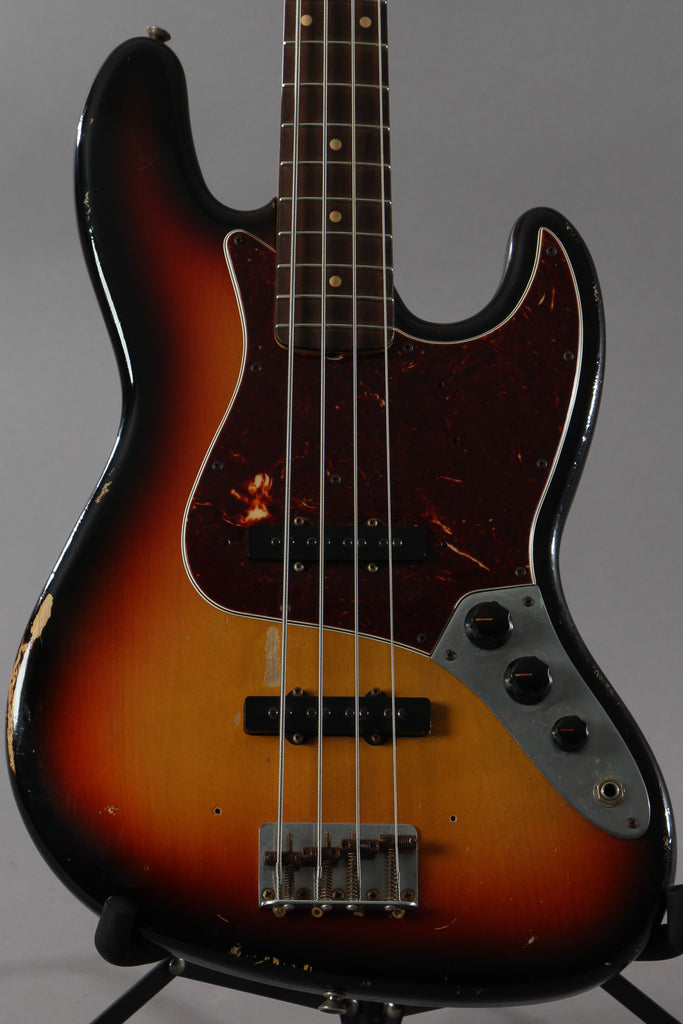 2006 Fender Custom Shop '64 Reissue Relic Jazz Bass Sunburst