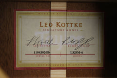 2012 Taylor Left Handed LKSM-6 Leo Kottke 6 String Acoustic Guitar
