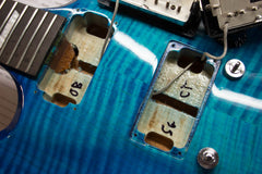 2009 Gibson Limited Run Series Sg Carved Top AAA Ocean Blue Burst