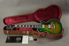 2014 Gibson Custom Shop Les Paul Custom Quilt Iguana Burst