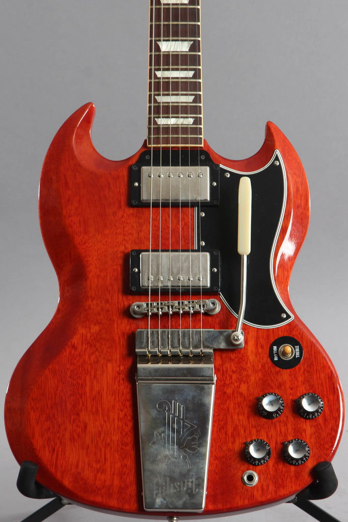 2001 Gibson Custom Shop Historic SG Les Paul Standard Reissue VOS Maestro Lyre Vibrola