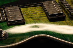 2014 Gibson Custom Shop Les Paul Custom Quilt Iguana Burst