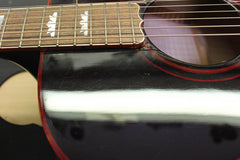 2007 Gibson Custom Shop SJ-200 Blood Shot Oxblood Acoustic Electric Guitar