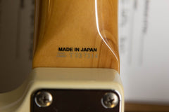 1994 Left-Handed Fender MIJ Japan ST-62 Stratocaster Olympic White