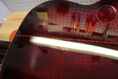 2007 Gibson Custom Shop SJ-200 Blood Shot Oxblood Acoustic Electric Guitar