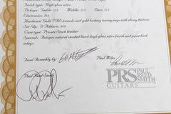 2010 PRS Paul Reed Smith Private Stock 513 Curly Walnut Antique Natural Smoked Burst #2767