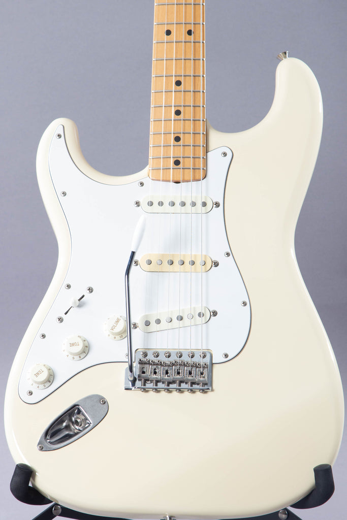 1994 Left-Handed Fender MIJ Japan ST-62 Stratocaster Olympic White