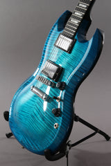 2009 Gibson Limited Run Series Sg Carved Top AAA Ocean Blue Burst