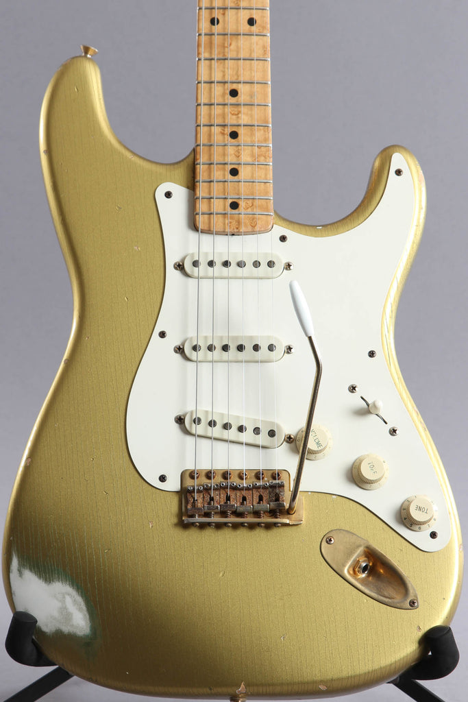 1997 Fender Custom Shop Cunetto Diamond Dealer Relic Stratocaster Aztec Gold #108 of 200