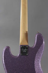 2017 Fender Limited Edition Adam Clayton Signature Jazz Bass Purple Sparkle
