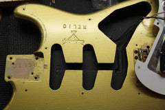 1997 Fender Custom Shop Cunetto Diamond Dealer Relic Stratocaster Aztec Gold #108 of 200