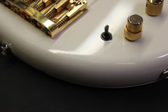 1990 Pedulla MVP-5 5 String Bass Guitar White Neck Thru