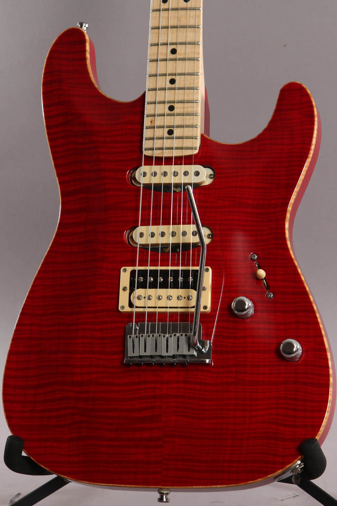1996 Fender Custom Shop Carved Top Stratocaster Translucent Red ~Serial Number 0011~
