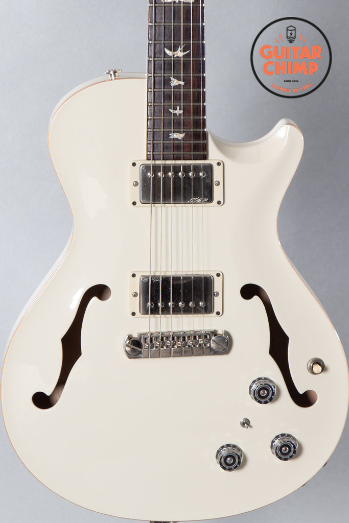 2014 PRS Paul Reed Smith Hollowbody II Singlecut Piezo Antique White