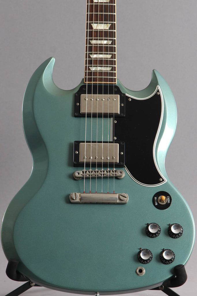 2008 Gibson Custom Shop SG Standard Korina Aged Pelham Blue