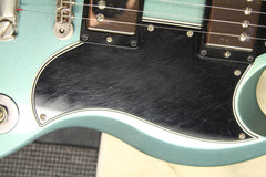 2008 Gibson Custom Shop SG Standard Korina Aged Pelham Blue