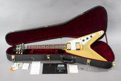 2014 Gibson Custom Shop ’59 Reissue Flying V TV Yellow