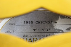 2010 Epiphone Elitist 1965 Casino Natural -MADE IN JAPAN-