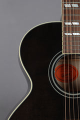 2016 Gibson Limited Edition J-185 Trans Black Acoustic Electric