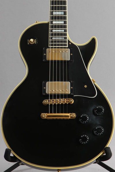 1985 Gibson Les Paul Custom Black Gold Hardware Nicknamed “Robbo 1” with  Original Case