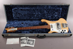 2001 Left-handed Rickenbacker 4001v63 Maplglo Bass Guitar