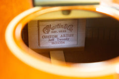 2012 Martin Custom 00-DB Jeff Tweedy Signature Acoustic Sunburst