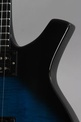 2005 Parker Fly Mojo Flame Single Cut Trans Blue Burst