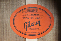 2015 Gibson Custom Shop Hummingbird Custom KOA Acoustic Guitar -SUPER CLEAN-