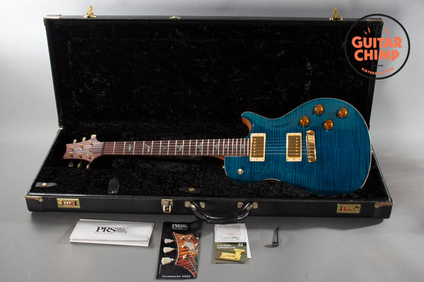 2003 PRS Paul Reed Smith Singlecut Artist Package Blue Matteo