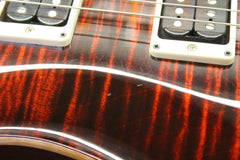 2011 PRS Paul Reed Smith Custom 24 Fire Red Burst 10 Top Electric Guitar