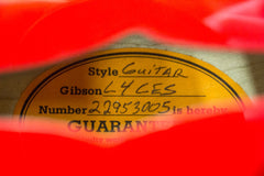 2003 Gibson Custom Shop L4-CES Archtop Guitar Wine Red