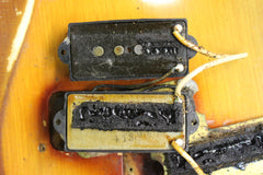 1969 Fender Precision P Bass -RARE ORIGINAL SUNBURST OVER WHITE-