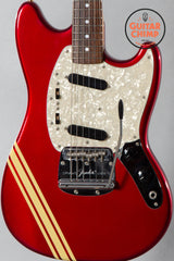 2007 Fender Japan Mustang Competition MG73 Old Candy Apple Red with Matching Headstock