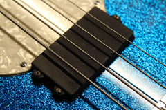 2007 Modulus FB4 Funk Unlimited Flea Bass Blue Sparkle