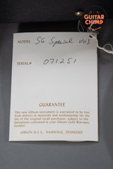 2007 Gibson Custom Shop Historic Sg Special VOS TV Yellow