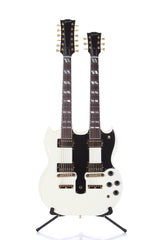 2001 Gibson EDS-1275 SG Double Neck Electric Guitar Alpine White