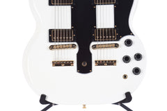 2001 Gibson EDS-1275 SG Double Neck Electric Guitar Alpine White